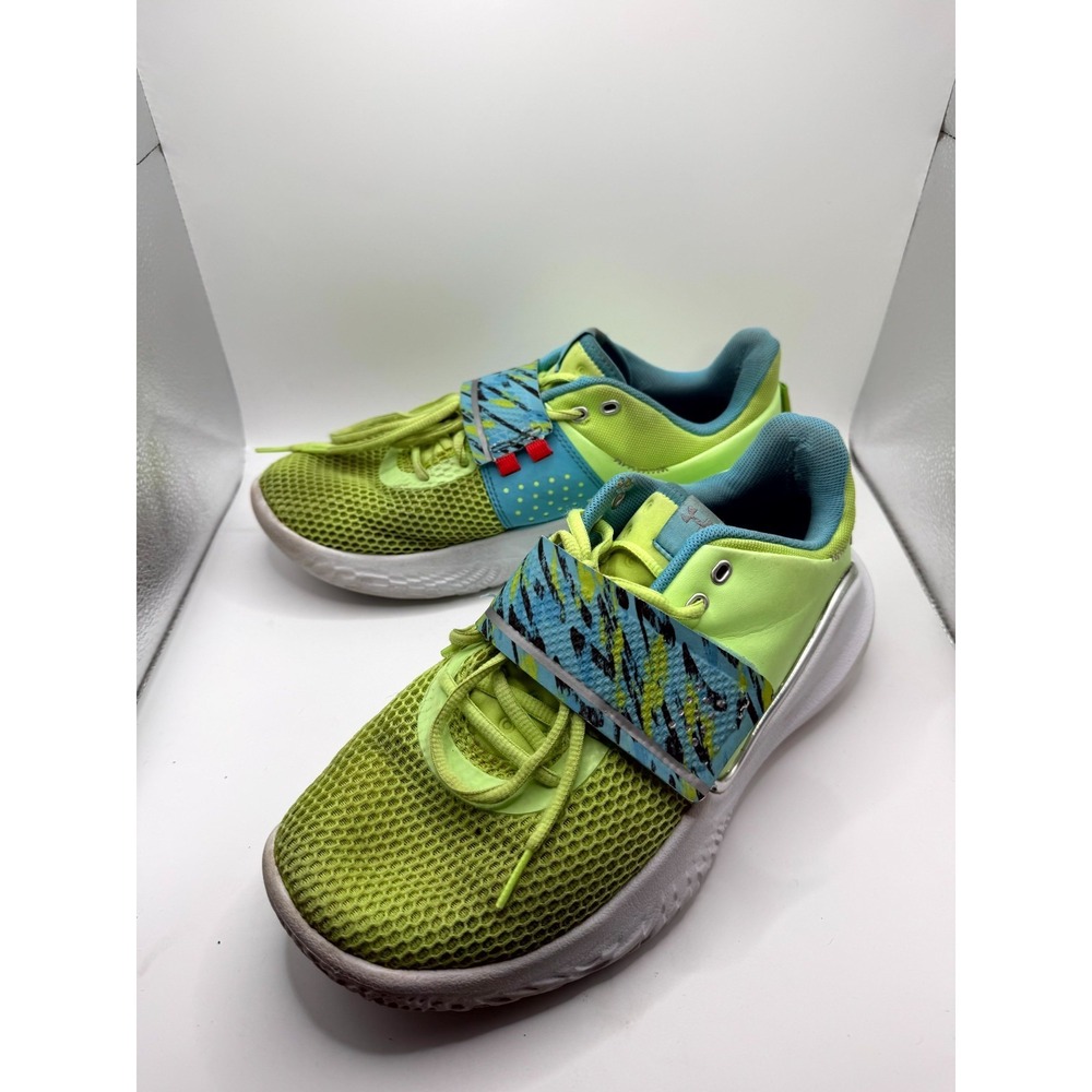 Under Armour Flow FUTR X 3026046-300 Men 10.5 Sneaker Green Camo Basketball Shoe